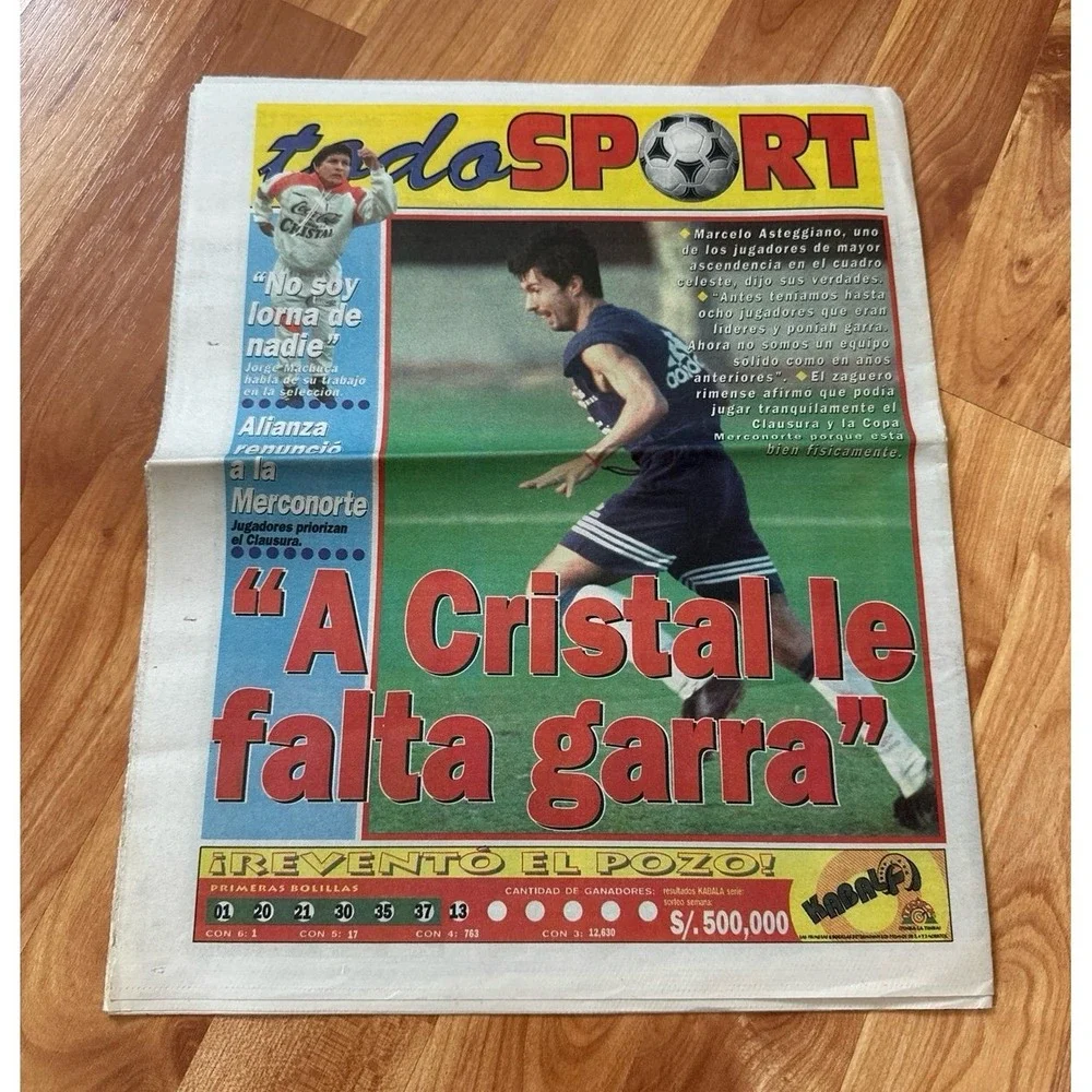 VTG Todo Sport‎ Soccer Newspaper 1998